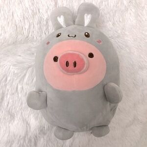 Miniso Pig Plush Toy 8” NEW